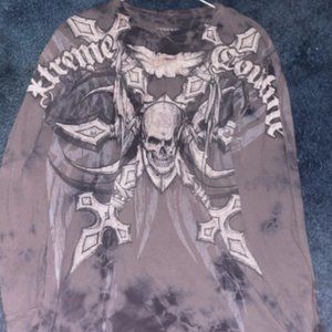 rare affliction long sleeve shirt